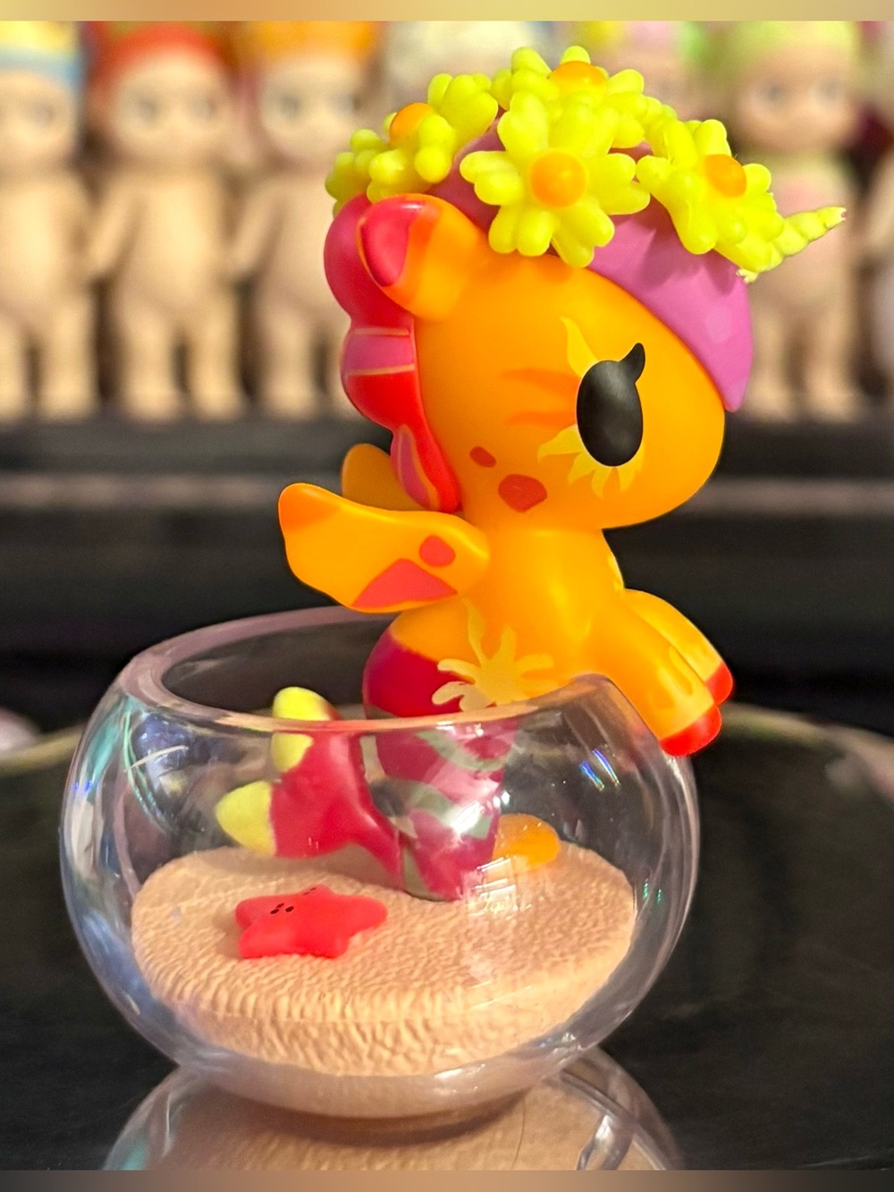 Tokidoki Sunset Coral Mermicorno Neon Reef Series Collectible Art Figure